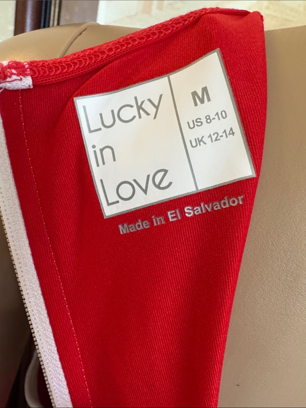 Lucky in Love Women’s Tennis Dress sz M - Picture 5 of 8